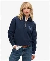 Superdry Womens Athletic Essentials Half Zip Sweatshirt - 14 Regular