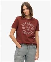 Superdry Womens Lo-Fi Outdoors Relaxed T-Shirt - 10 Regular