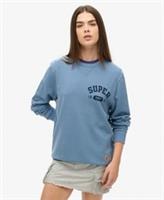 Superdry Womens Oversized Athletic Printed Sweatshirt - L Regular