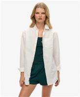 Superdry Womens Oversized Studios Linen Button Down Shirt - XXL Regular