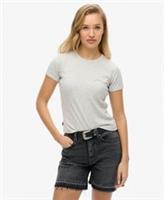 Superdry Womens Essential Logo Rib T-Shirt - 16 Regular