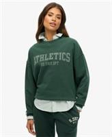 Superdry Womens Athletic Essentials Relaxed Crew Sweatshirt - 10 Regular