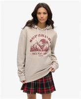 Superdry Womens Oversized Outdoor Graphic Hoodie - L Regular