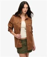 Superdry Womens The Merchant Store - Oversized Herringbone Shirt - XL Regular