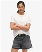 Superdry Womens Mid Rise Cut Off Shorts - NA Regular