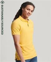 Superdry Mens Organic Cotton Vintage Washed Pique Polo Shirt Size S - S Regular