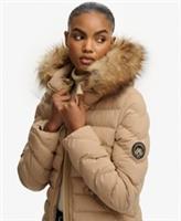 Superdry Womens Fuji Faux Fur Hood Padded Jacket Size 10 - 10 Regular