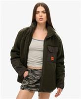 Superdry Womens Oversized Expedition Borg Hybrid Jacket Size Xxl - XXL Regular