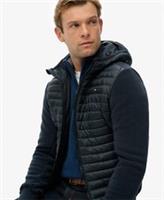 Superdry Mens Hooded Storm Fleece Hybrid Jacket Size Xxxl - XXXL Regular