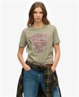 Superdry Womens American Eagle T-Shirt Size 8 - 8 Regular