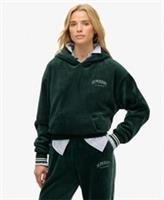 Superdry Womens Country Club Velour Relaxed Hoodie - 10 Regular