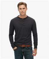 Superdry Mens Classic Essential Henley Top Size Xxl - 2XL Regular