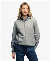 Superdry Womens Essential Borg Lined Zip Hoodie - 14 Regular