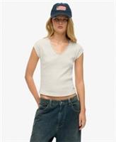 Superdry Womens Essential Lace Trim Top - 12 Regular