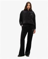 Superdry Womens Country Club Velour Straight Joggers - 8 Regular