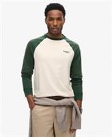 Superdry Mens Essential Logo Baseball Long Sleeve Top - XL Regular