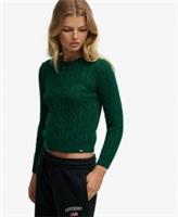 Superdry Womens Essentials Slim Cable Jumper - 8 Regular