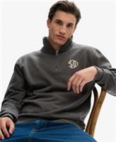 Superdry Mens Athletic Sd Co Half Zip Sweatshirt - M Regular