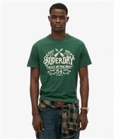 Superdry Mens Outdoor Flock Relaxed T-Shirt - M Regular