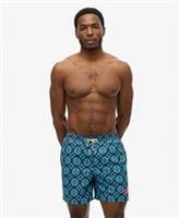 Superdry Mens Tile Print 17-Inch Swim Shorts Size S - S Regular