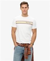 Superdry Mens Venue Logo Stripe Relaxed T-Shirt - XL Regular