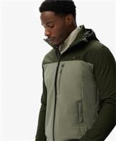 Superdry Mens Hooded Softshell Colourblock Jacket - M Regular