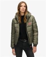 Superdry Womens Sports Puffer Bomber Jacket - 14 Regular