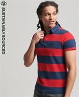 Superdry Mens Organic Cotton Academy Stripe Polo Shirt Size S - S Regular