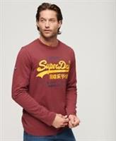 Superdry Mens Classic Graphic Logo Long Sleeve Top - S Regular