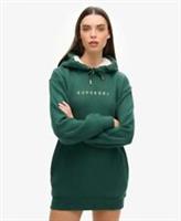 Superdry Womens Luxe Metallic Logo Hoodie Dress - 6-8 Regular