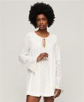 Superdry Womens Lace Flare Sleeve Mini Dress - 10 Regular