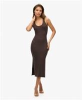 Superdry Womens Scoop Neck Jersey Midi Dress - 12 Regular