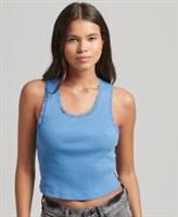 Superdry Womens Organic Cotton Vintage Lace Trim Vest - S/M Regular