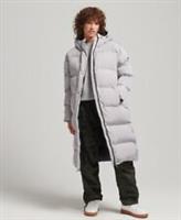 Superdry Womens Hooded Longline Puffer Coat - 14 Regular