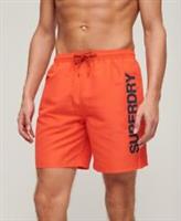 Superdry Mens Sport Graphic 17-Inch Recycled Swim Shorts - S Regular