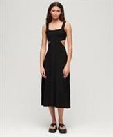 Superdry Womens Jersey Cutout Midi Dress - 12 Regular