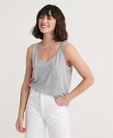 Superdry Womens Organic Cotton Essential Tank Top Size 6 - 6 Regular