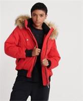 Superdry Womens Microfibre Bomber Jacket Size 14 - 14 Regular