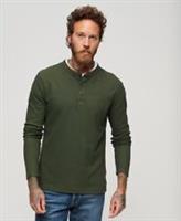 Superdry Mens Waffle Long Sleeve Half Button Top - S Regular