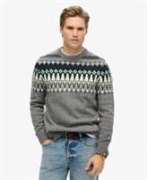 Superdry Mens Fairisle Knit Crew Jumper - XL Regular