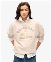 Superdry Womens Luxe Metallic Loose Sweatshirt - 14 Regular