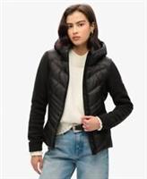 Superdry Womens Hooded Storm Fleece Jacket - 16 Regular