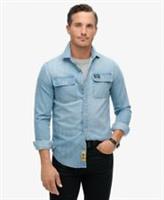 Superdry Mens Embroidered Workwear Shirt - M Regular