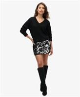 Superdry Womens Sequin Disc Mini Skirt - 14 Regular