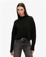 Superdry Womens Vintage Essential Mock Neck Jumper - 14 Regular