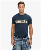 Superdry Mens Terrain Striped Logo T-Shirt - S Regular