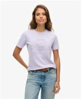 Superdry Womens Embossed Vintage Logo T-Shirt - 8 Regular