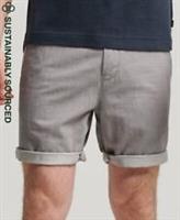 Superdry Mens Organic Cotton Studios Linen Turn Up Shorts Size 30 - 30 Regular