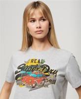 Superdry Womens La Graphic Relaxed Tee - 12 Regular