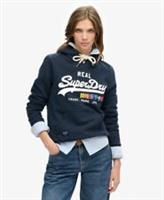 Superdry Womens Vintage Logo Pop Hoodie - 10 Regular
